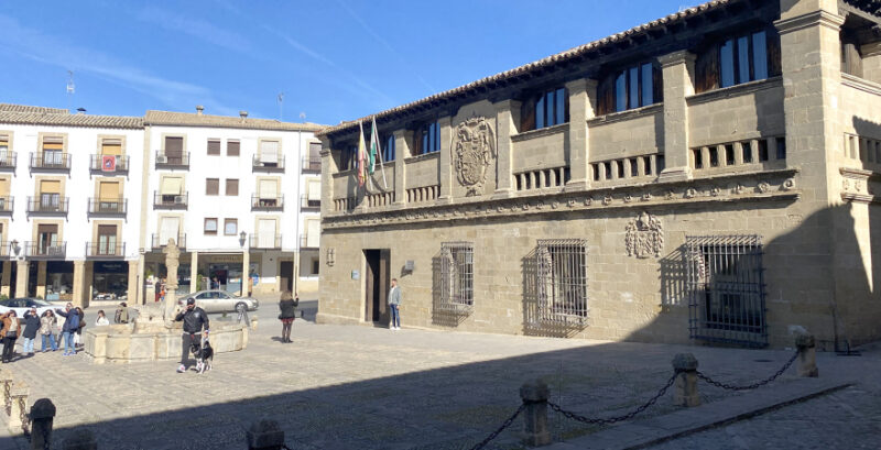 Plaza del Pópulo de Baeza.
